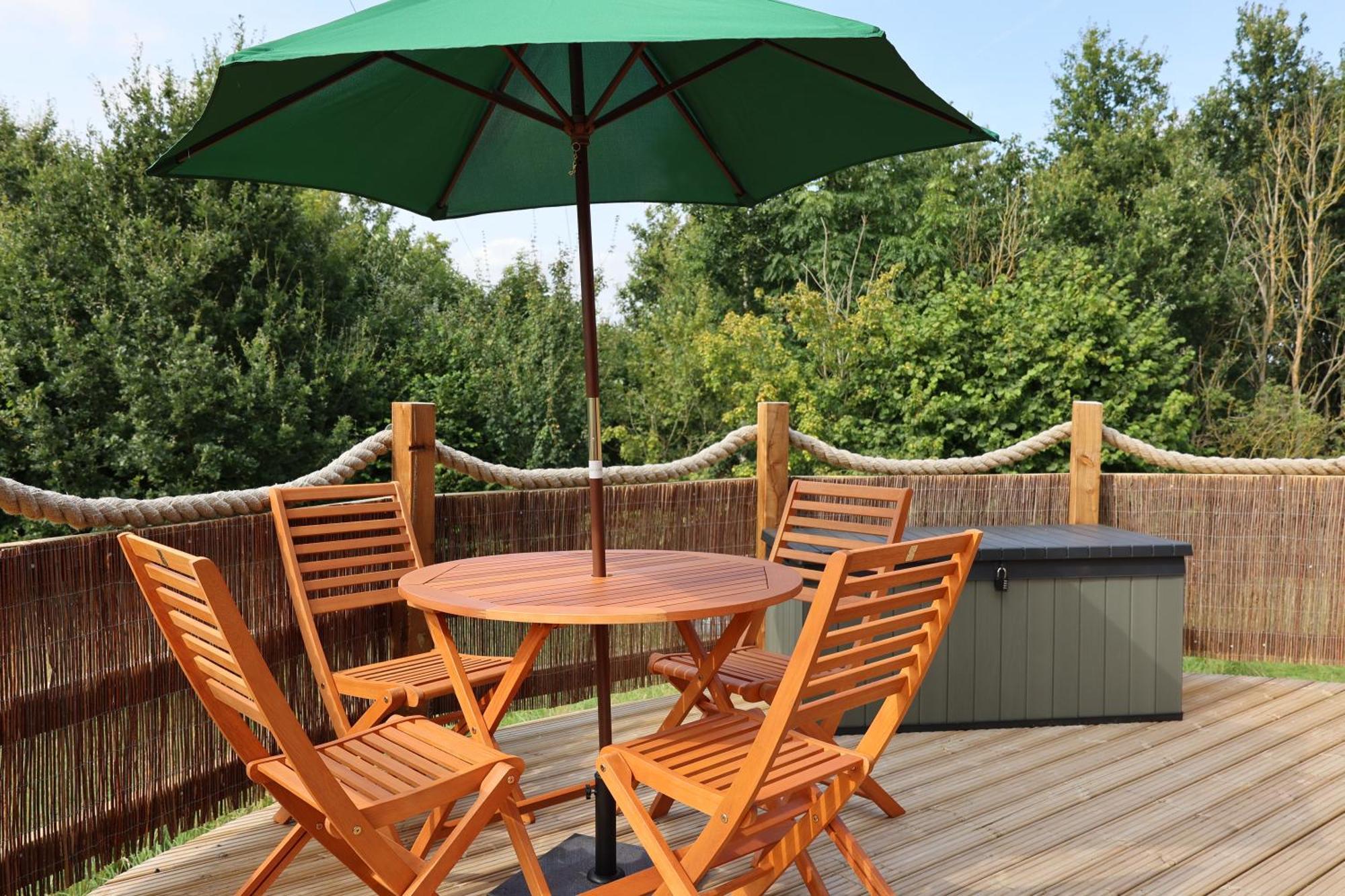 Apartamento Ammonite Glamping Pod & Hot Tub Hungerton Exterior foto